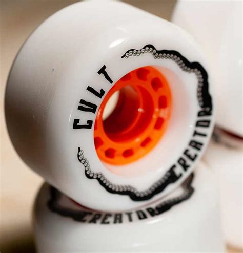 Cult Creator 72mm Longboard Wheels White Stoneground Buy Now