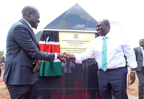 William Ruto Unveils Proposed Sh2 400 Rent Housing Project In Kibera Soweto