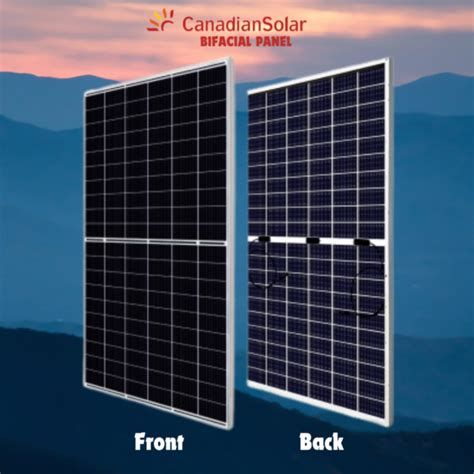 Canadian 580W N Type Bifacial Solar Panel Purewave Energy