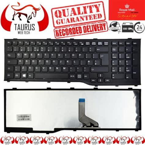 New FUJITSU AH532 A532 N532 NH532 KEYBOARD UK LAYOUT WITH FRAME