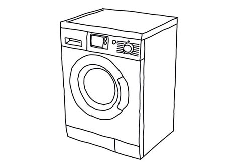 Download Line Art Washing Machine