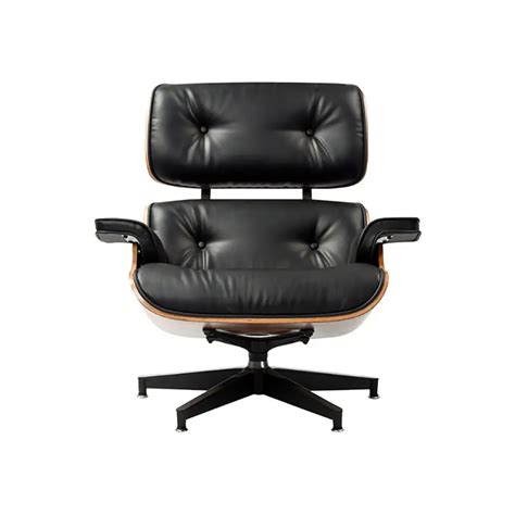 SILLA REPLICA EAMES LOUNGE OTTOMAN NOGAL CON NEGRO The Home Depot México