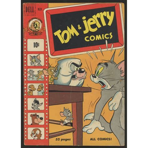 Vintage Tom Jerry Cartoon Ephemera Cardboard 1940s Hillgor