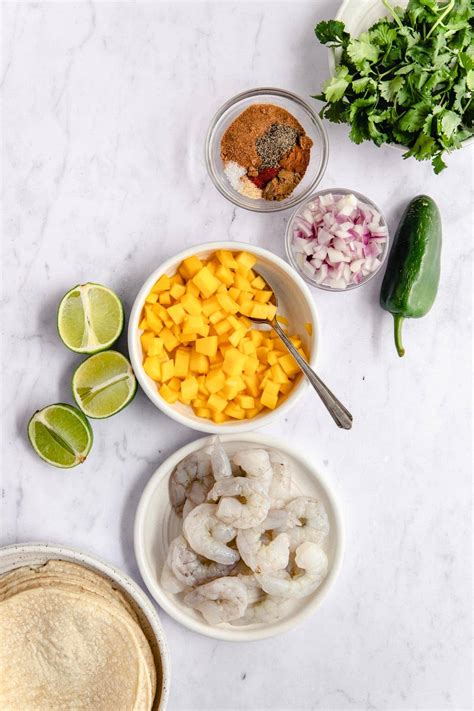 Jerk Shrimp Tacos With Mango Salsa A Sassy Spoon