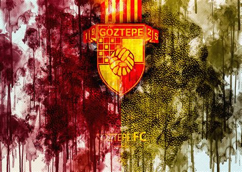 Goztepe Fc Turkish Football Club Leather Goztepe Emblem Digital Art by ...