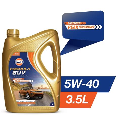 Gulf Formula Suv W L Fully Synthetic Engine Oil At Rs Can