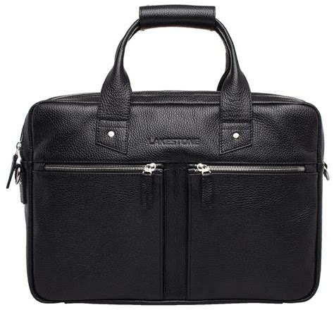 Купить Мужская кожаная деловая сумка LAKESTONE Kelston Black 924838/BL ...
