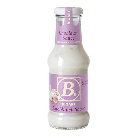 Bio Knoblauch Sauce Ml Er Vorteilspack Von Bioart Online Kaufen