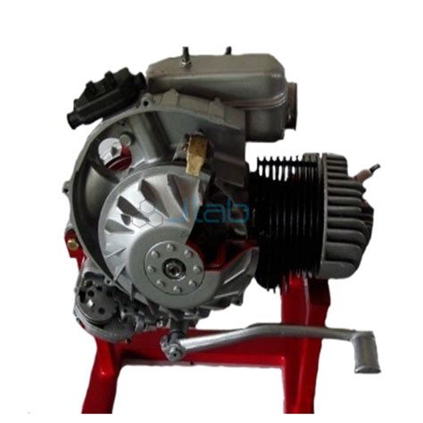 Cut Section Model Of Two Stroke Single Cylinder Engine Working India