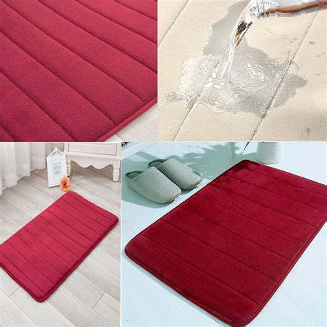 Tapis de bain en mousse à mémoire de forme Antidérapant Absorbant Tapis