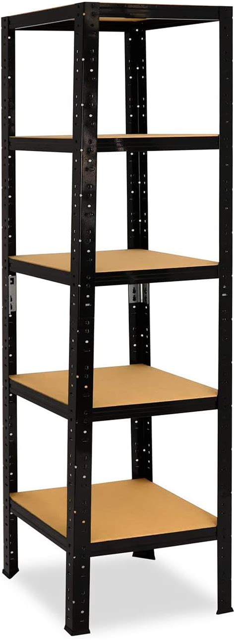 Shelfplaza X X Cm Black Scaffale Metallo Nero Per Carichi Pesanti