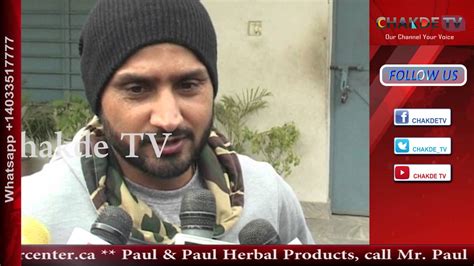 Cricketer Harbhajan Singh Cast His Vote Youtube