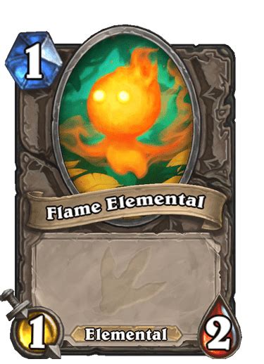 Flame Elemental - Hearthstone Card Library