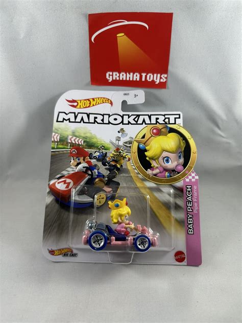 Baby Peach Pipe Frame Hot Wheels Super Mario Kart Case J Grana Toys