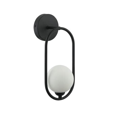 ITALUX NOWOCZESNY KINKIET ZWISOWY LUPUS WL 3965 1 BL BLACK Lagunalight