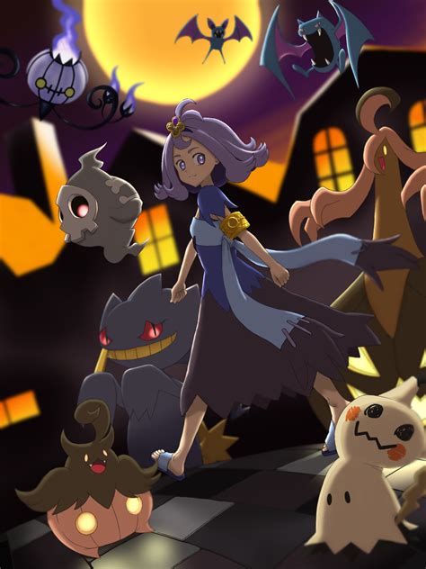 Mimikyu Acerola Chandelure Banette Pumpkaboo And More Pokemon