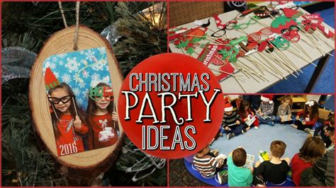 School Christmas Party Ideas Diy Keepsake Ornament Photo Booth