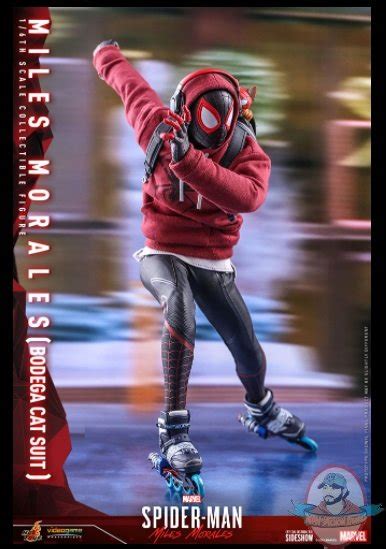 Miles Morales Bodega Cat Suit Sixth Scale Collectible Figure By Hot Toys Sid
