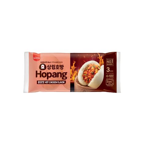 Samlip Hopang Hot Chicken Flavour 255g 3pce 삼립호빵 불닭맛 Frozen Korean