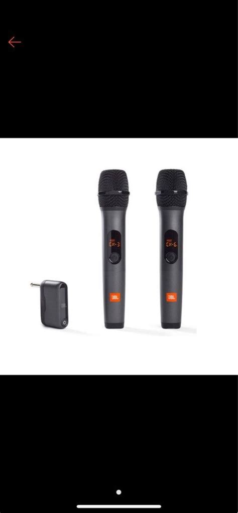 JBL Wireless Microphone, Audio, Microphones on Carousell