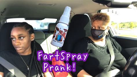 Fart Spray Prank On Grandma Hilarious She Almost Crashed Youtube