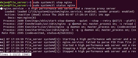 How To Start Stop And Restart Nginx In Linux Methods Hostbillo