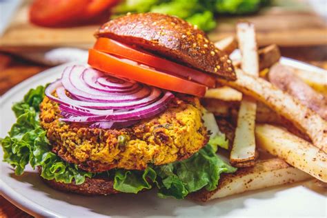 Chickpea Garden Veggie Burgers Plants Rule