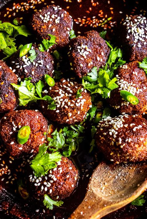 Ginger Sesame Chicken Meatballs Asian Chicken Meatballs RecipeMagik