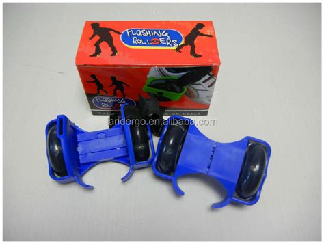 Flash Roller 2 Wheels Roller Kids Toys Attachable Wheels For Shoes