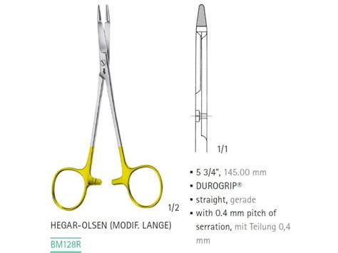 Tc Hegar Olsen Needle Holder Scissor Mm Bm R Assortiment