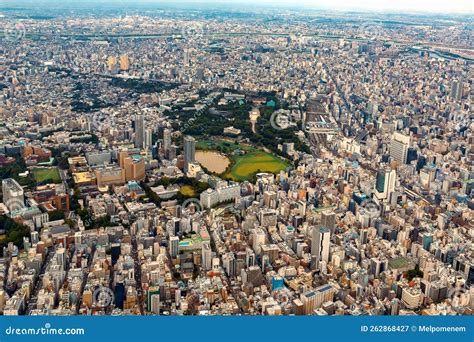 Aerial View Of Taito Tokyo Japan Editorial Photography Image Of