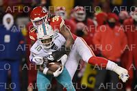 Kansas City Chiefs Linebacker Nick Bolton Tackles Miami