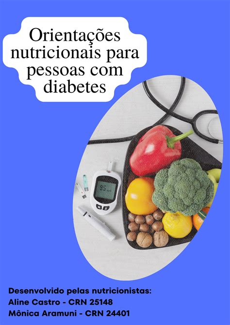 Orienta Es Nutricionais Para Paciente Diabetes Aline Castro