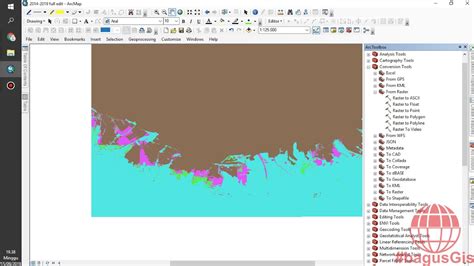 Arcgis Tutorial Ubah Raster Ke Vector Dengan Arcmap Youtube