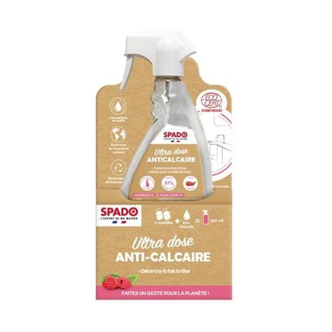 SPADO Anti Calcaire Nettoie détartre Kit recharge Ultra dose