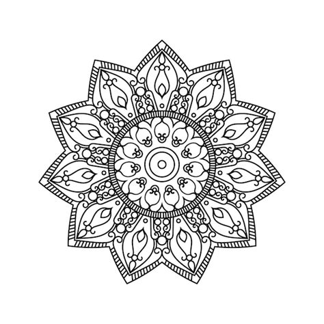 Mandala Decorativa Y Patr N Para La Boda De Mehndi Islam Esquema De