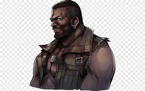 Yoshitaka Amano Final Fantasy Vii Remake Barret Wallace Aerith