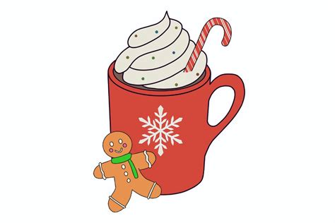 Ginger Hot Cocoa Graphic By Malrose Creative Fabrica