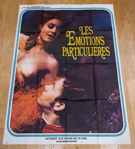 LES ÉMOTIONS PARTICULIÈRES Affiche cinéma 120x160 PORNO EROTIQUE