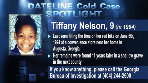 COLD CASE SPOTLIGHT: Tiffany Nelson - NBC News