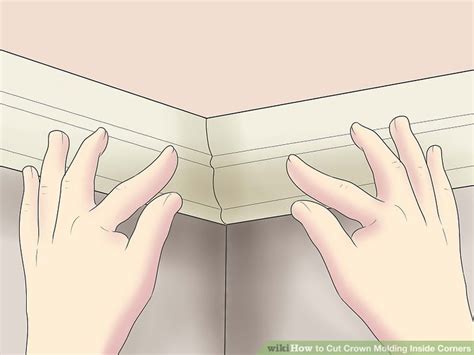 How To Cut Crown Molding Inside Corners 14 Steps With Pictures