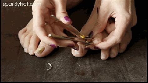 Nail Cutting VII HD MP SparklyHots Hot Clips Clips Sale