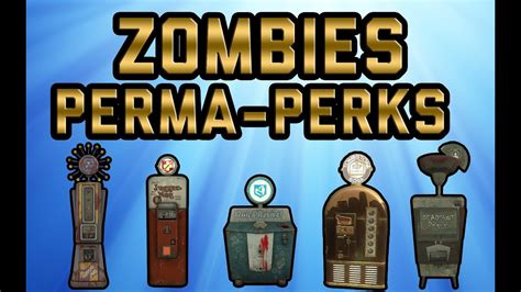 Black Ops 2 ZOMBIES ALL PERMA PERKS Permanent Perks Explained