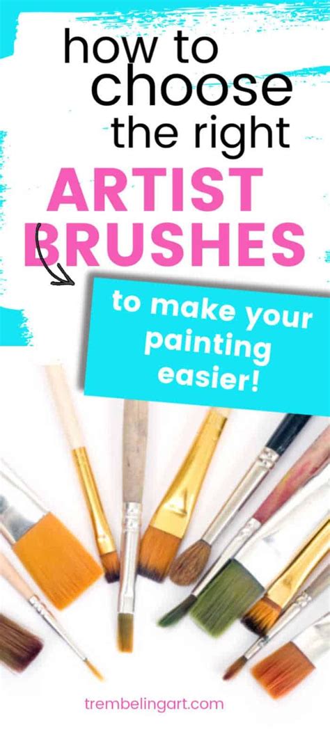 How To Choose The Right Artists Brushes Artofit