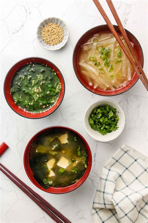 Authentic Vegan Miso Soup Healthy Easy Okonomi Kitchen