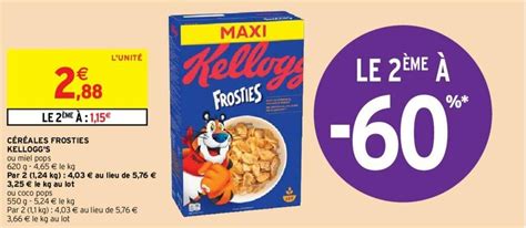 Promo C R Ales Frosties Kellogg S Chez Intermarch