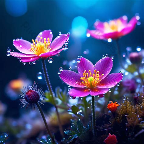 Colorful Wild Flowers In Deep Forest Miki Asai Macro Photo | JPG Free ...