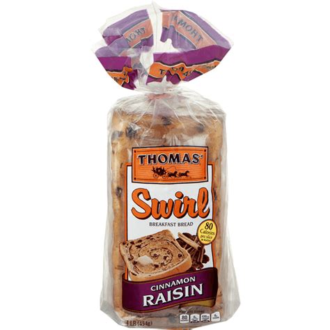 Thomas Cinnamon Raisin Swirl Breakfast Bread 16 Oz Buehlers