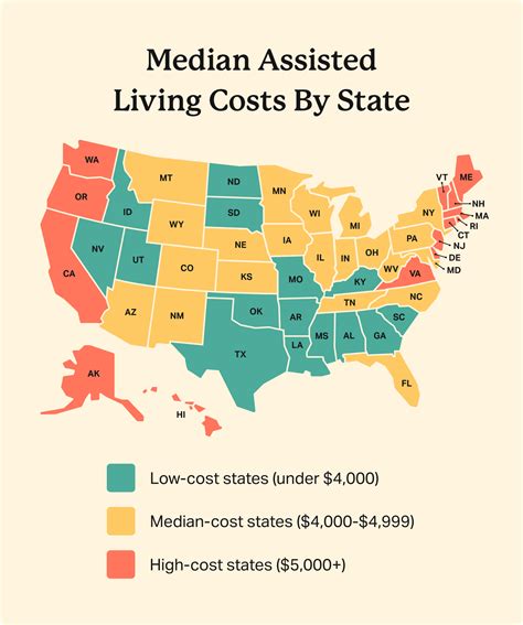 Cost Of Living By State Map Gabey Jsandye