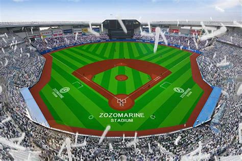 千葉ロッテマリーンズ本拠地「zozoマリンスタジアム」 ミズノ野球専用人工芝「ms Craft Baseball Turf」を採用